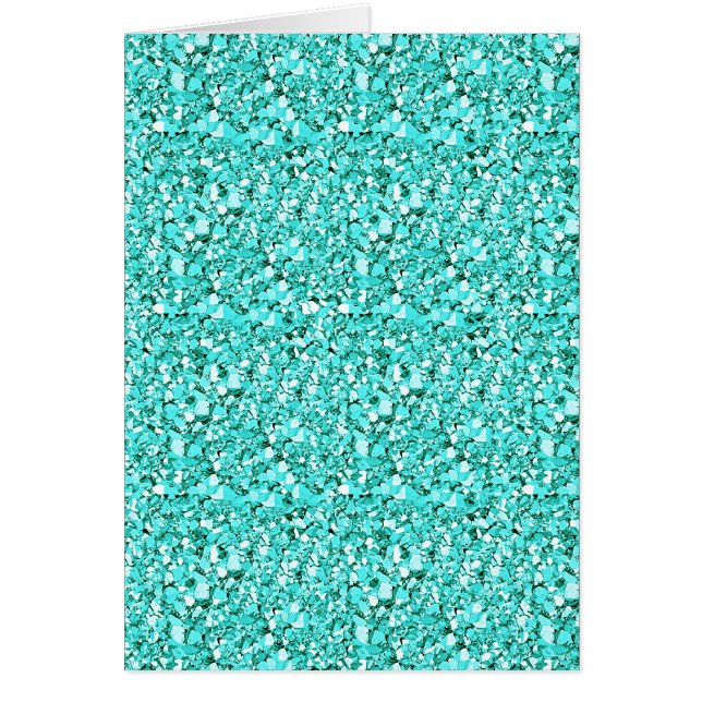 Druzy crystal - aquamarineblauw (Voorkant)