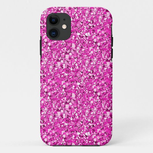 Druzy crystal - fuchsia roze Case-Mate iPhone case (Achterkant)