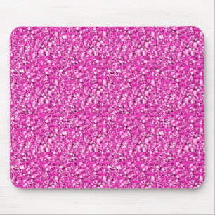 Druzy crystal - fuchsia roze muismat