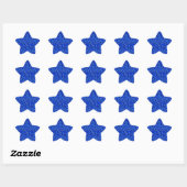 Druzy crystal - Sapphire blue Ster Sticker (Vel)