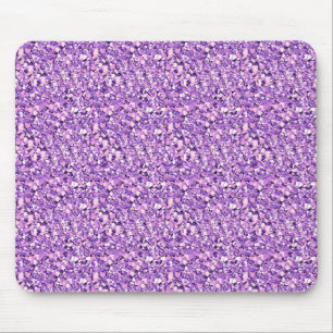Druzy kristal - lichte orchidee muismat