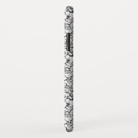 Druzy kristal - witte goudkleur Case-Mate iPhone case (Achterkant/rechts)