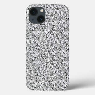 Druzy kristal - witte goudkleur iPhone 13 hoesje