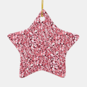 Druzy kwarts kristallen - roos kwarts roze keramisch ornament
