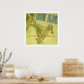 DRVNK INJVNS - POSTER autochtone 24"x 24" (Cuisine)