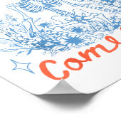 Dry Bones Come Alive Christian Funny Skeleton Hall Poster (Hoek)