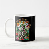 Dry Bones Come Alive Funny Skeleton Floral Christi Koffiemok (Links)