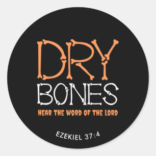 DRY BOTTEN Christelijk Halloween Ronde Sticker
