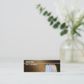 Dry Cleaner Skinny Visitekaartjes (Staand voorkant)