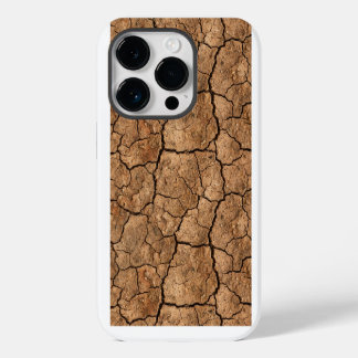 Dry Cracked Earth Texture iPhone Case 14 Plus Hoesje