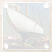Dry Dock van John Atherton Glazen Onderzetter (Achterkant)