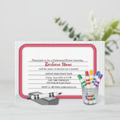 Dry Erase Board Retirement Uitnodiging (Staand voorkant)