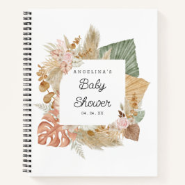 Dry Flowers Baby shower Cadeaulijst Notitieboek