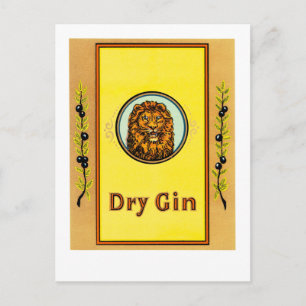 Dry Gin Lion Briefkaart