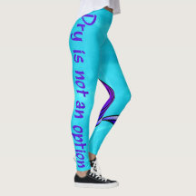 Dry is geen optie turkooizen leggings
