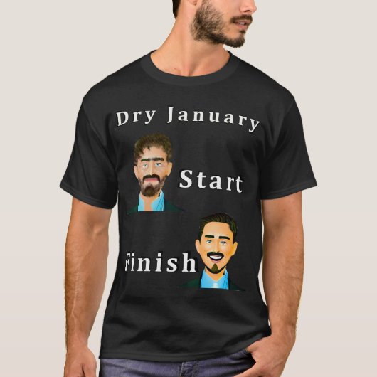 Dry januari t-shirt (Voorkant)