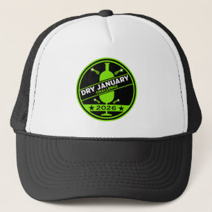 Dry January Challenge-aanmoediging Trucker Pet