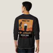 Dry January Sobriety Challenge Support Gifts Trui (Achterkant volledig)