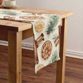 Dry Oranges Cinnamon Sticks Fir Branches Lange Tafelloper