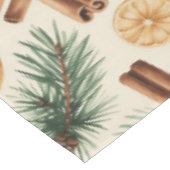 Dry Oranges Cinnamon Sticks Fir Branches Tafelkleed (Gekanteld)