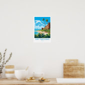 Dry Tortugas Florida Travel Print (Keuken)
