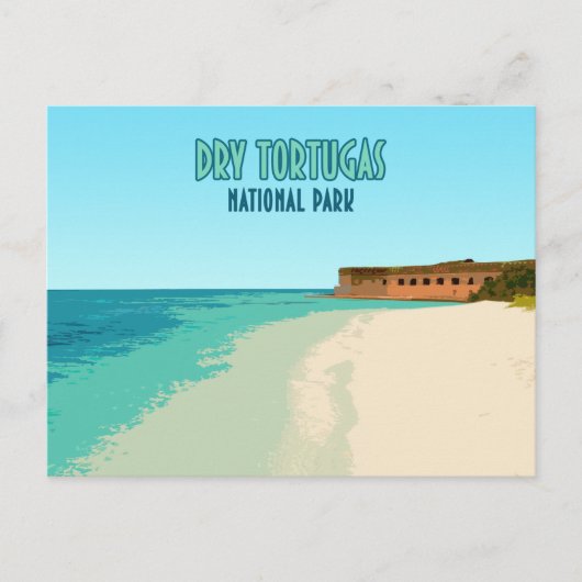Dry Tortugas National Park Florida Briefkaart (Voorkant)