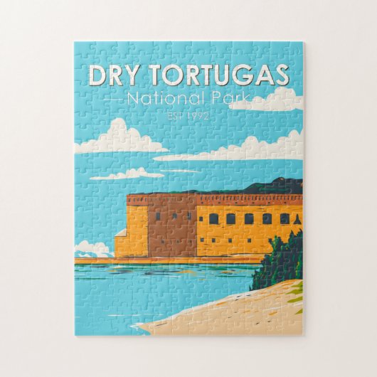 Dry Tortugas National Park Florida Fort  Legpuzzel (Verticaal)