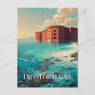 Dry Tortugas National Park Fort Jefferson Briefkaart