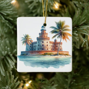 Dry Tortugas National Park Schildpad Keramisch Ornament