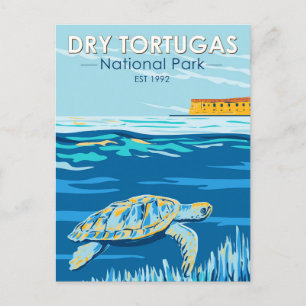 Dry Tortugas National Park Turtle Briefkaart
