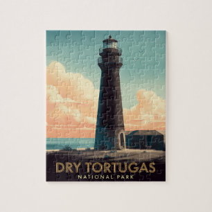 Dry Tortugas National Park Vintage Vuurtoren Legpuzzel