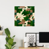 Dry Tundra Camo Poster (Thuiskantoor)