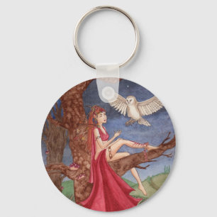 Dryad en de Night Owl Sleutelhanger