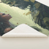 Dryad en een Demigod Sherpa Blanket Sherpa Deken (3/4)