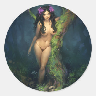 Dryad Ronde Sticker