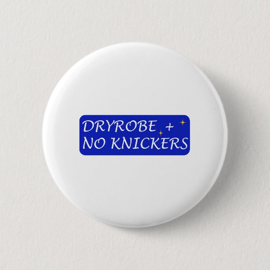 DRYROBE Geen messen Ronde Button 5,7 Cm (Voorkant)