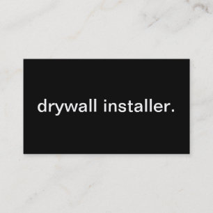 Drywall Installer Visitekaartje