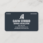 Drywall Specialist Modern Charcoal & Copper Visitekaartje (Voorkant)