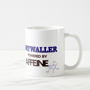Drywaller met cafeïne koffiemok