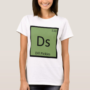 Ds - Augurk Chemie Periodiek Systeem Symbool T-shirt