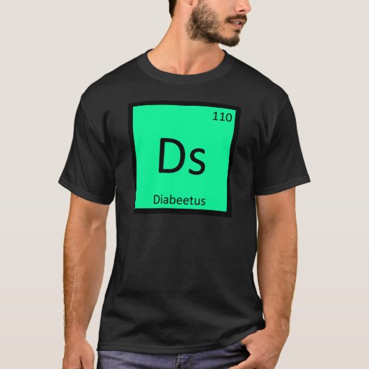 Ds - Diakever Meme Chemistry Periodic Table T-shirt (Voorkant)