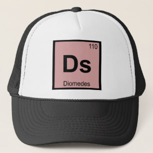 Ds - Diomedes Greek Chemistry Periodic Table Trucker Pet