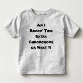 DSAW (Rockin) Dit extra chromosoom T-shirt (Voorkant)
