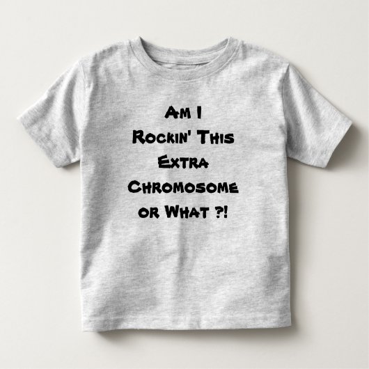 DSAW (Rockin) Dit extra chromosoom T-shirt (Voorkant)