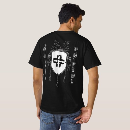 dsbm t-shirt Tcotdm black version (Dos entier)