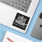 dsbm Tcotdm logo sticker (Laptop met iPhone)