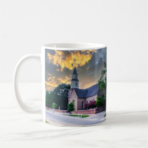 DSC02400-2-Bruton Parrish Kerk bij zonsondergang Koffiemok
