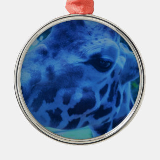 DSC_0729 (3).JPG Blauwe Giraffe door Jane Howarth Metalen Ornament
