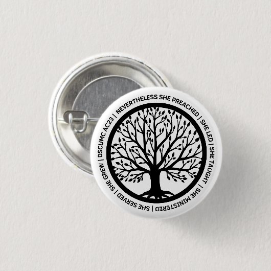 DSCUMC CSRW Round-Button - wit Ronde Button 3,2 Cm (Voorkant /achterkant)