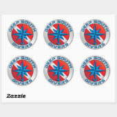 DSD Ronde Sticker (2 maten) (Vel)